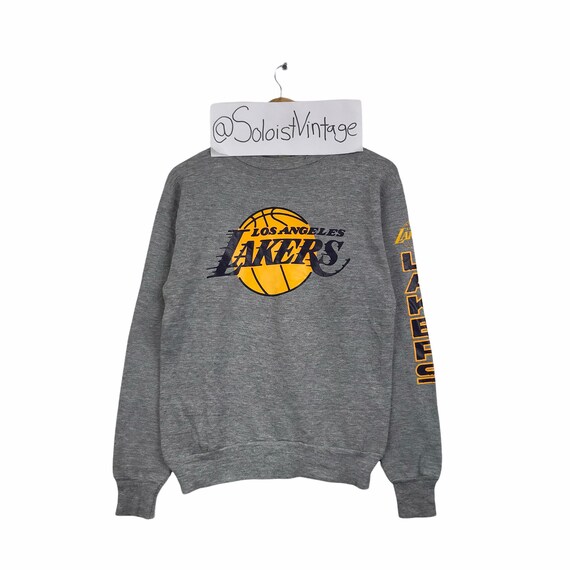 lakers grey hoodie