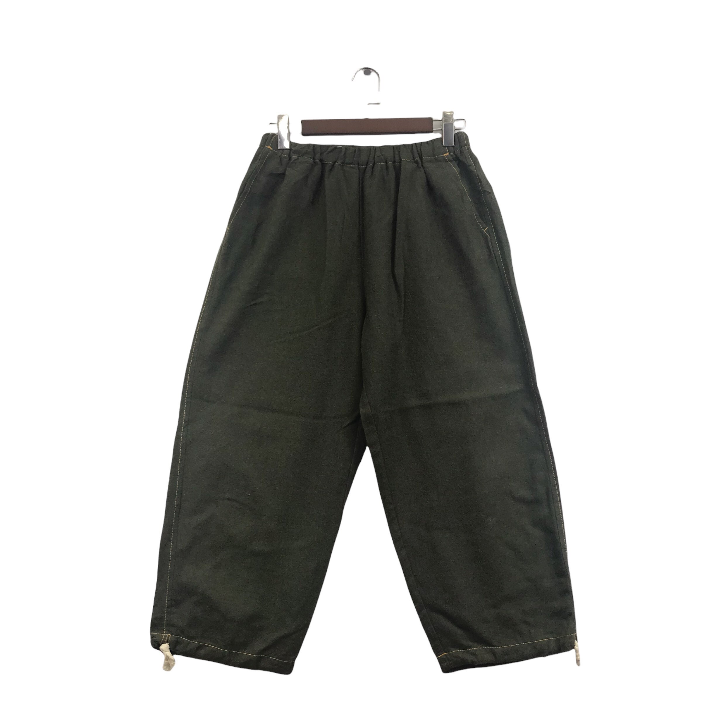 TRICOT COMME Des GARCONS Green Cdg Wool Pant Three Quarter Japan