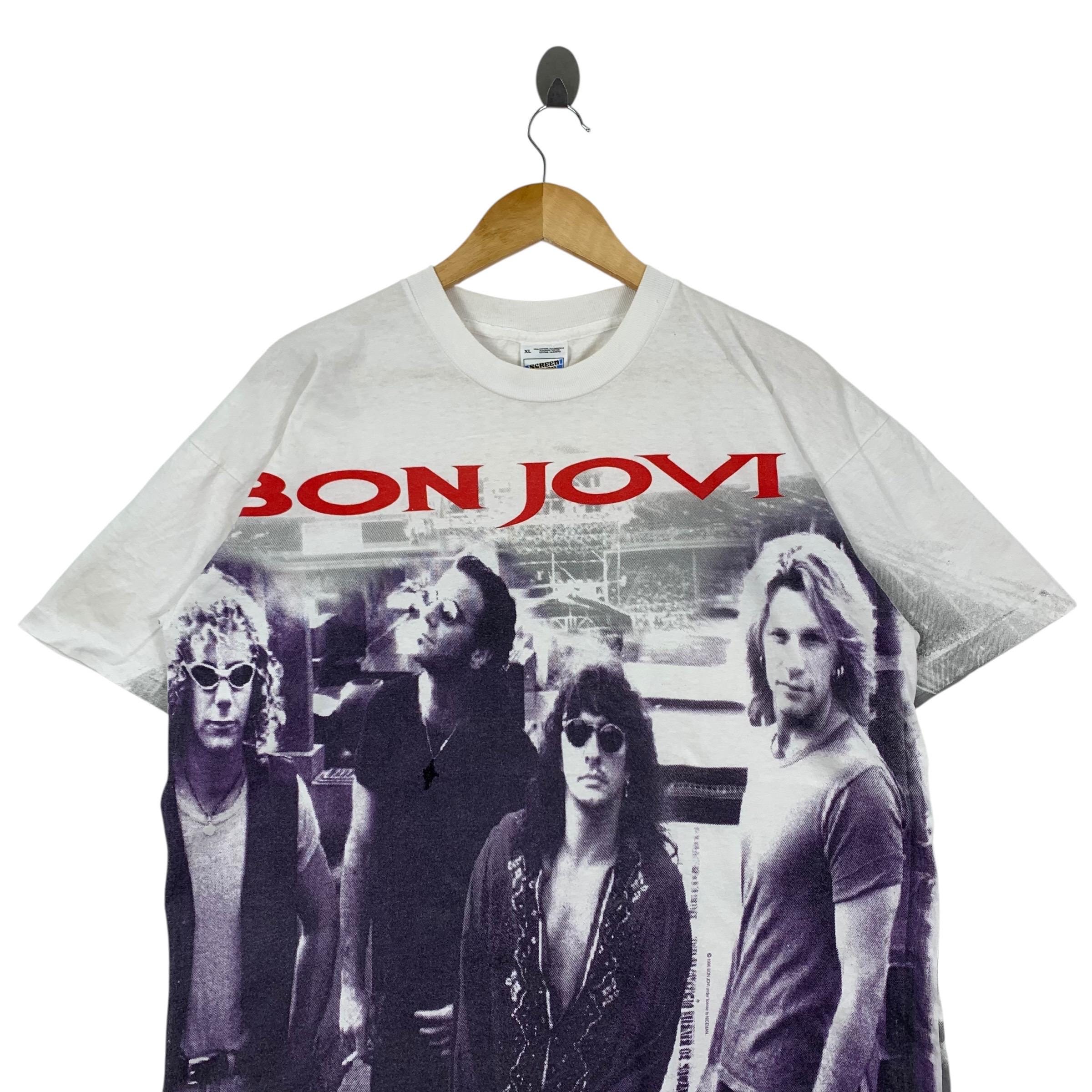 Vintage 1996 BON JOVI These Days 96/97 All Over Print USA Short 