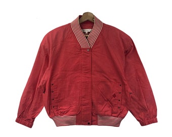 CHRISTIAN DIOR SPORTS Red Bomber Jacket