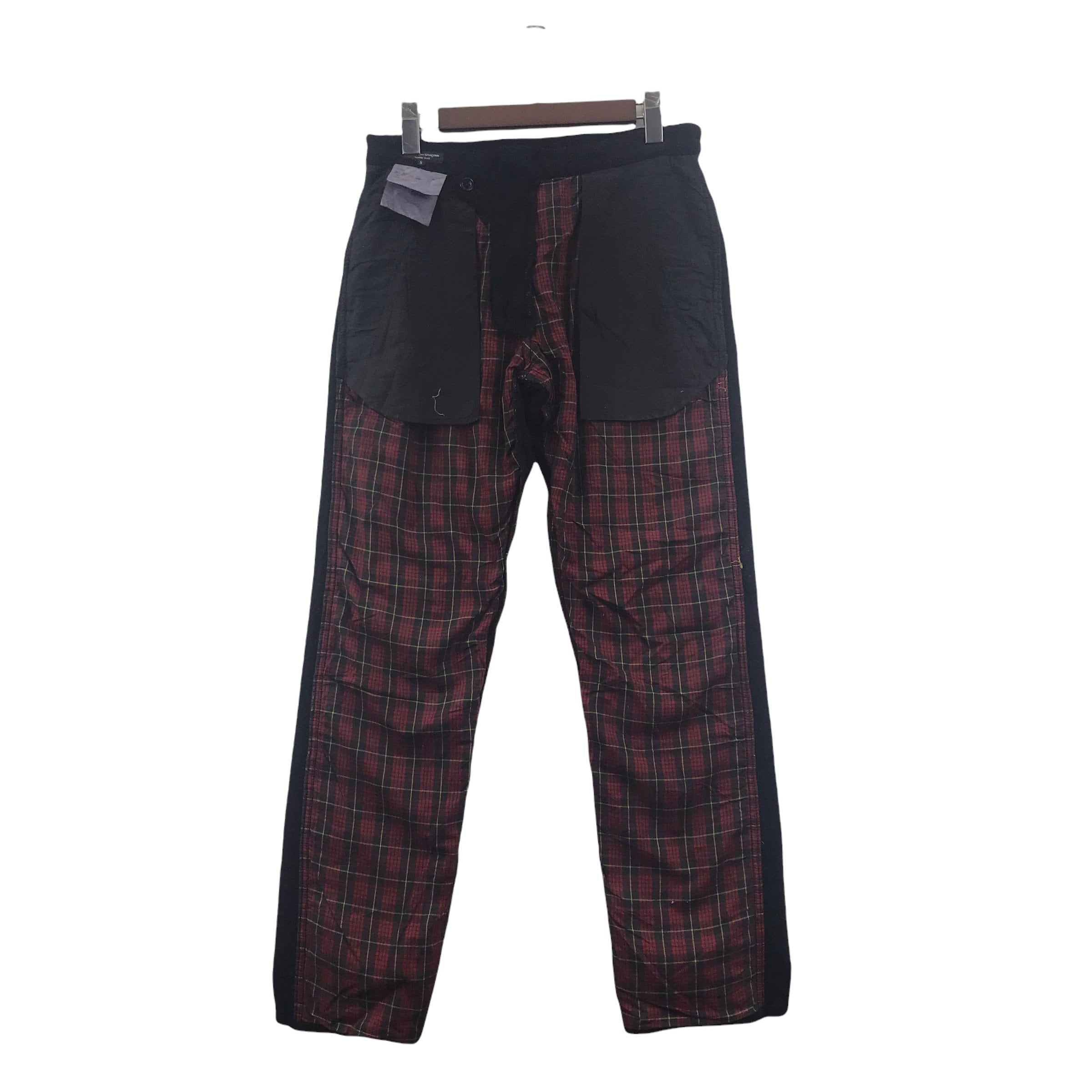 AD2001 COMME DES GARCONS Homme Plus Cdg Check Wool Pant Tartan