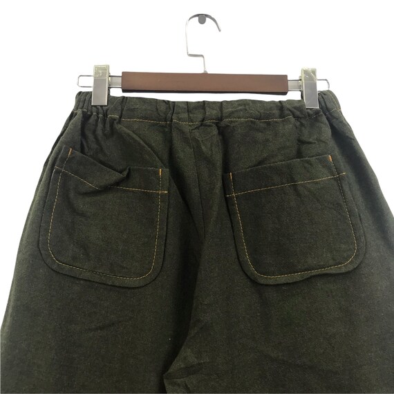 TRICOT COMME Des GARCONS Green Cdg Wool Pant Three Quarter Japan