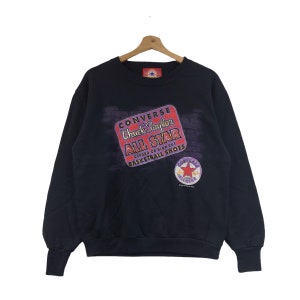Vintage CONVERSE ALL STAR Chuck Taylor Skate Black Sweatshirt