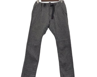 Calça de lã GRAMICCI USA Slim Fit com cintura elástica