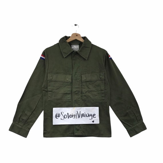 Vintage 80s KL H.V. PUIJENBROEK France Army Parka Jacket - Etsy Canada