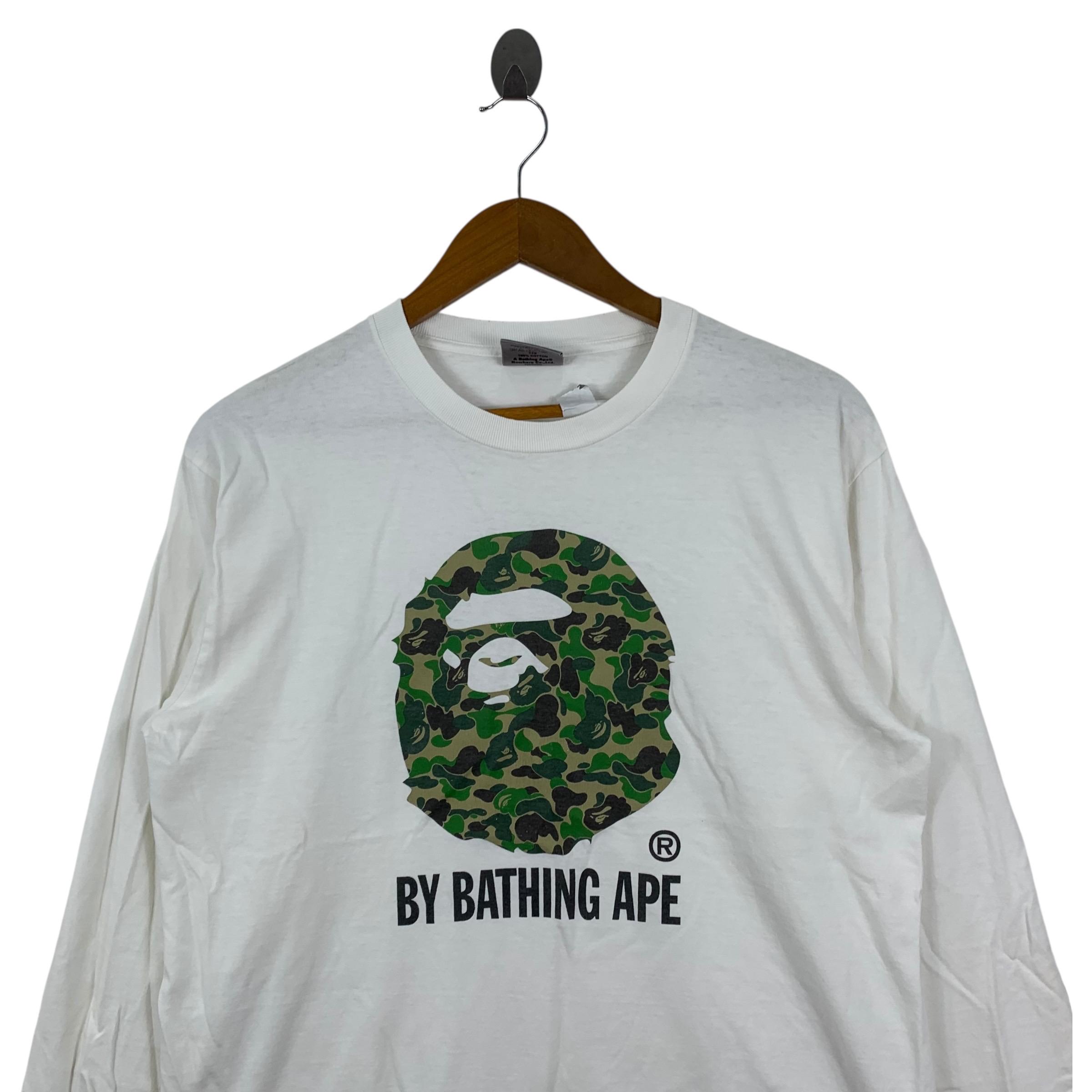 Vintage 90s A BATHING APE 1st First Camo Ideograph Big Head Japan