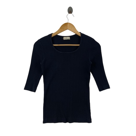 Givenchy, Vintage GIVENCHY LIFE Waffle Long Sleeve Tshirt