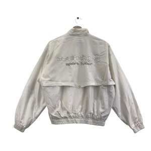 Vintage COURREGES SPORT FUTUR France Designer White Jacket Windbreaker image 7