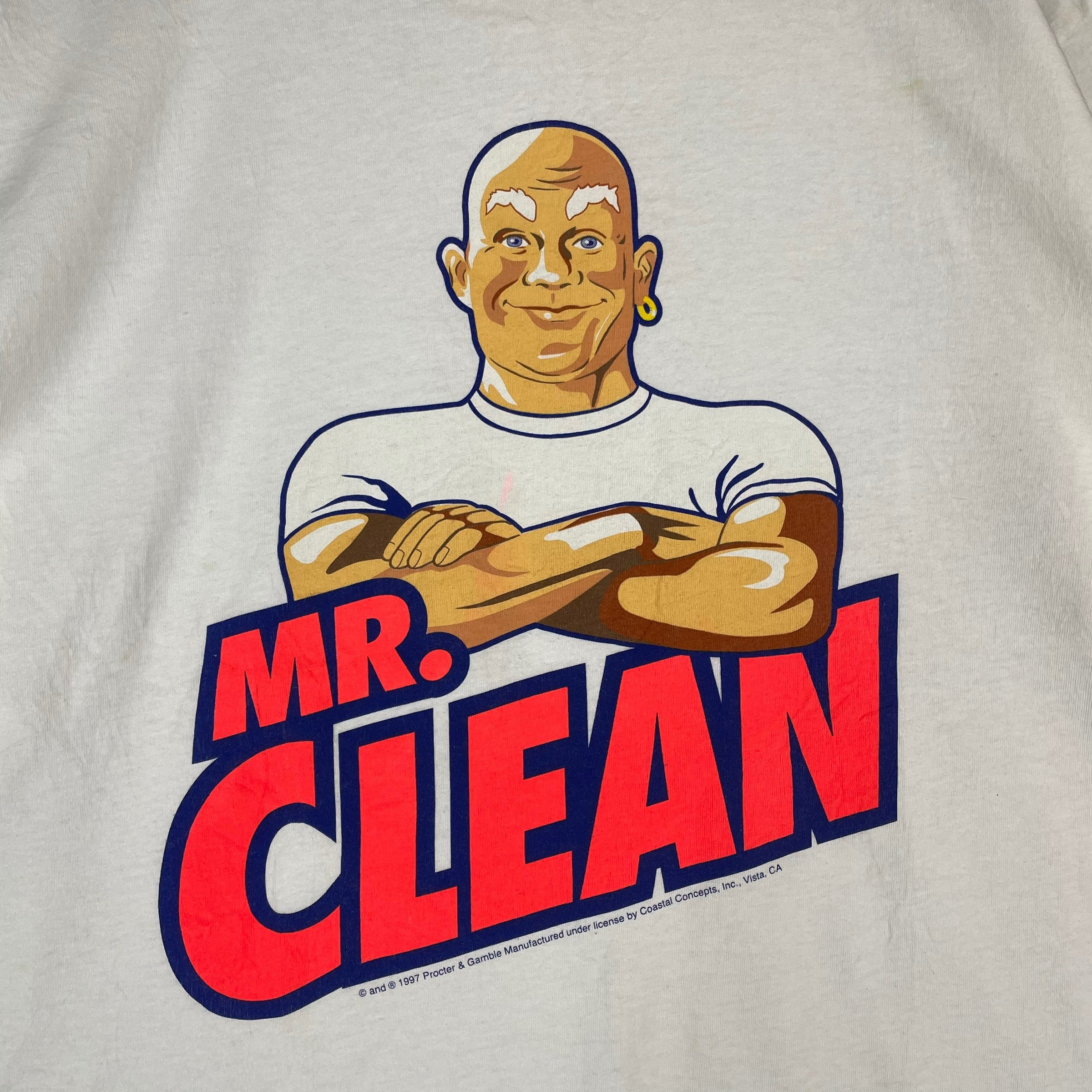 Vintage 90s MR. CLEAN Cleaning Products Memorabilia White T | Etsy