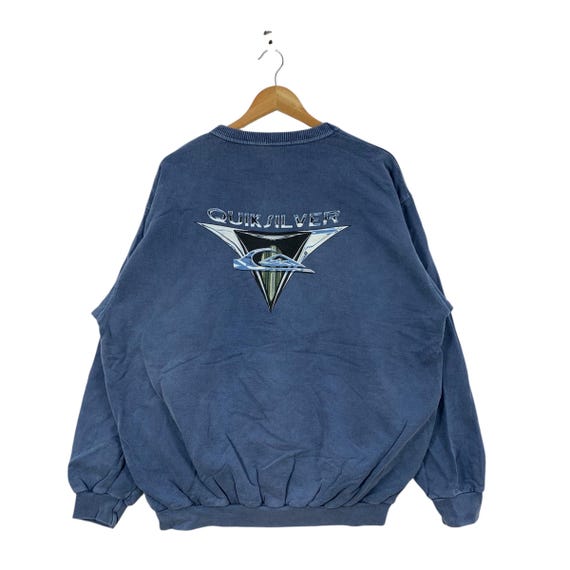 Quiksilver, Vintage 90s QUIKSILVER SKATEBOARD Surfboard Surf Canada Sweatshirt