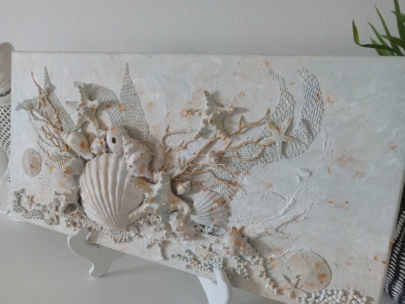 Coastal Decor Wall Art Modern Unique Beach Decor Wall Hanging, Handmade ...