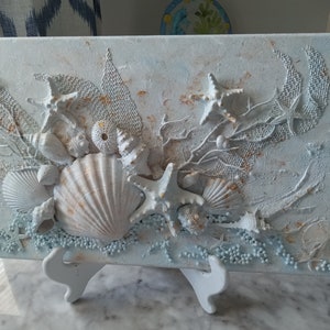 Coastal Decor Wall Art Modern Unique Beach Decor Wall Hanging, Handmade ...