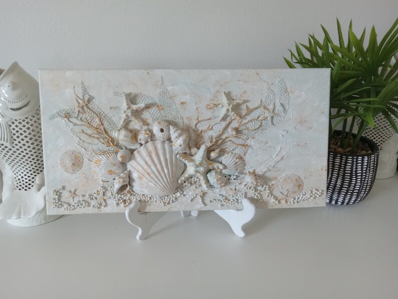 Coastal Decor Wall Art Modern Unique Beach Decor Wall Hanging, Handmade ...
