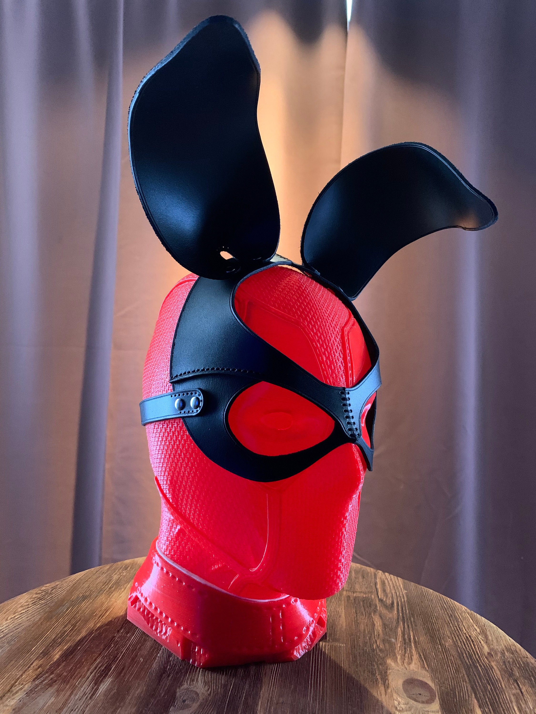 Leather mask pattern Leather bunny mask pattern Mask | Etsy