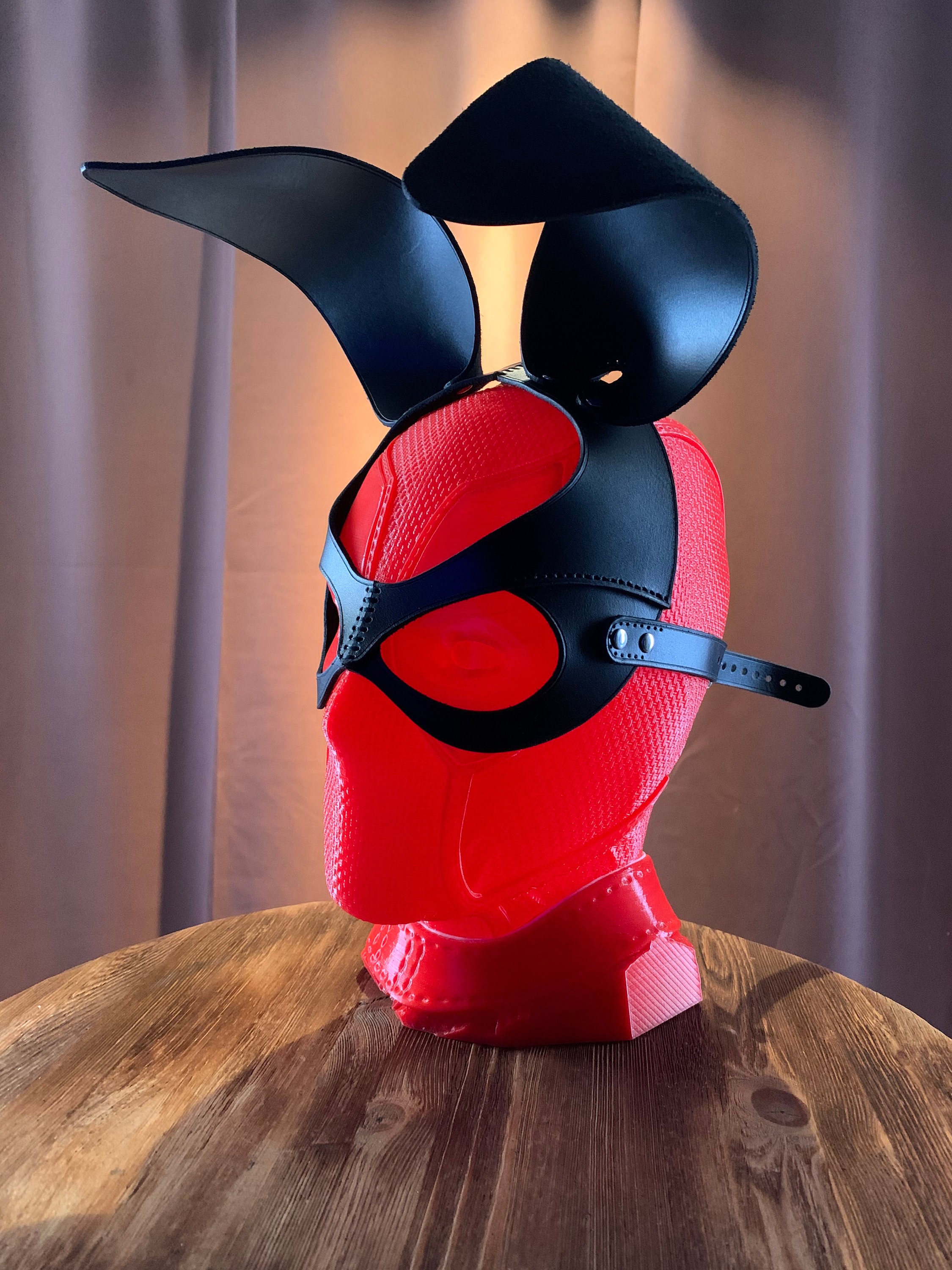 Leather mask pattern Leather bunny mask pattern Mask | Etsy