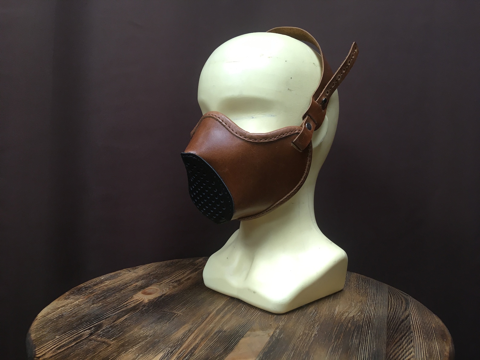 Leather mask pattern leather pattern pdf pateon de cuero Etsy