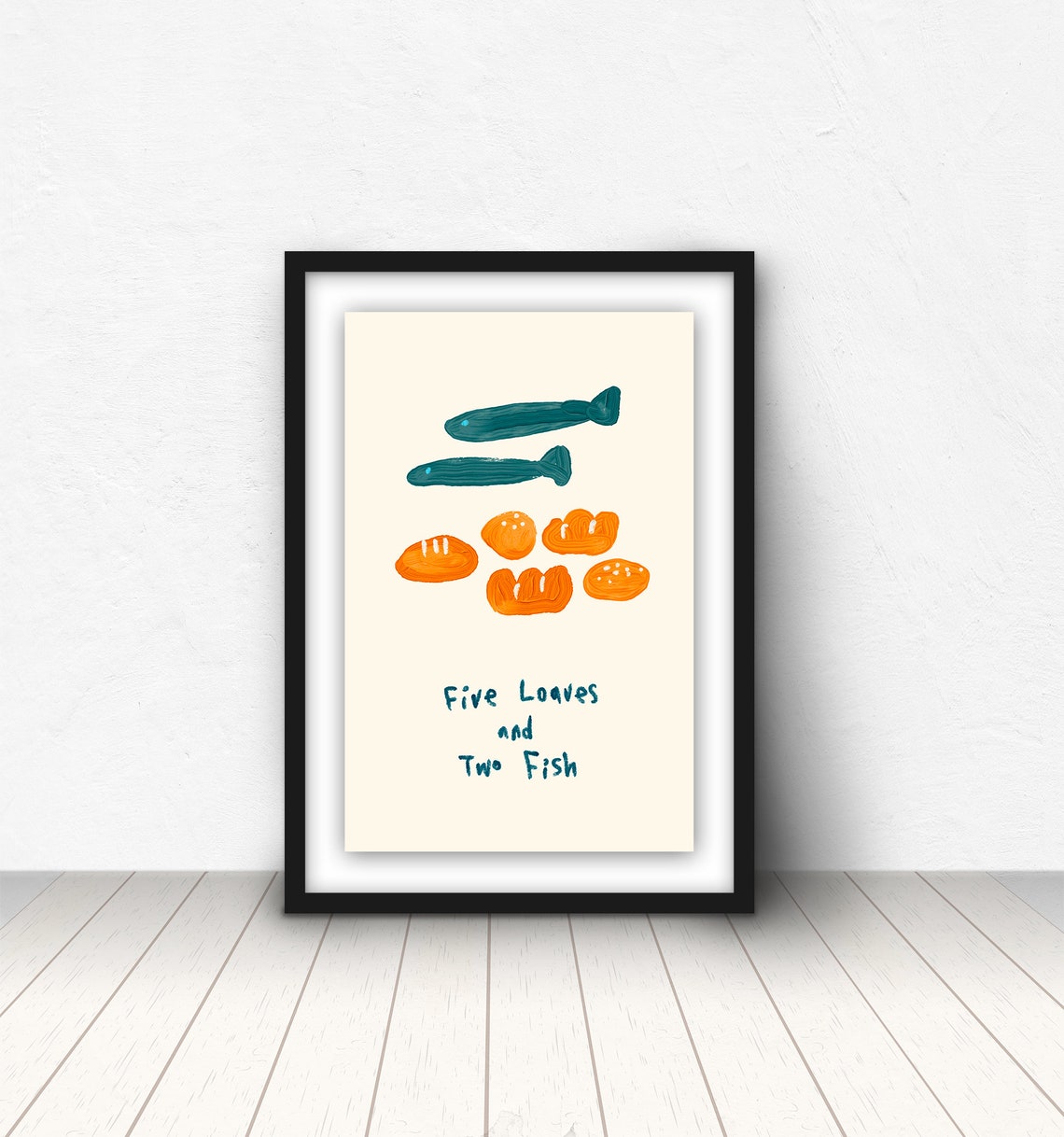Five Loaves and Two Fish Catholic Printable Wall Art - Etsy