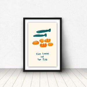 Five Loaves and Two Fish Catholic Printable Wall Art - Etsy