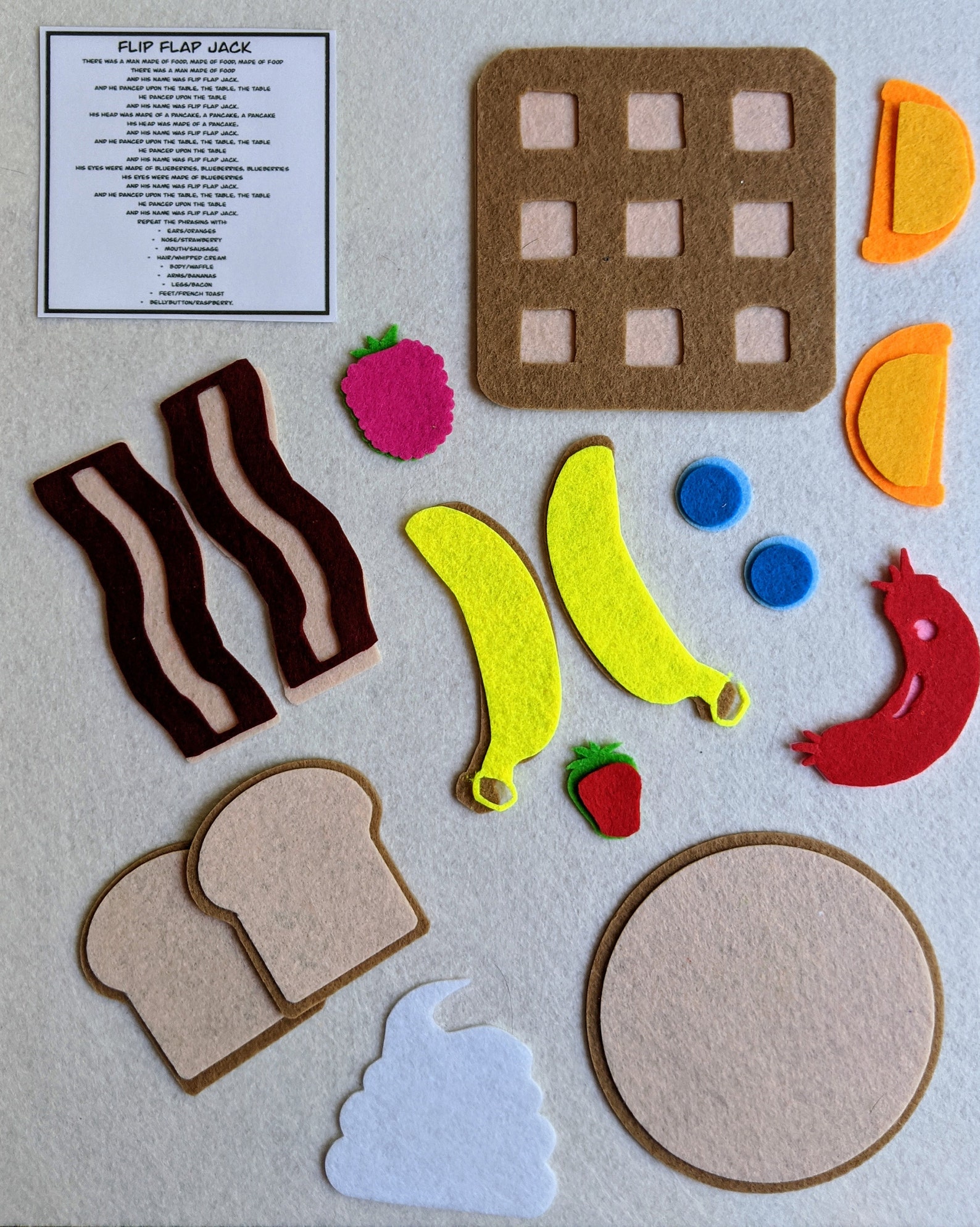 Flip Flap Jack Felt Set Story Stories Toddler Preschool High - Etsy
