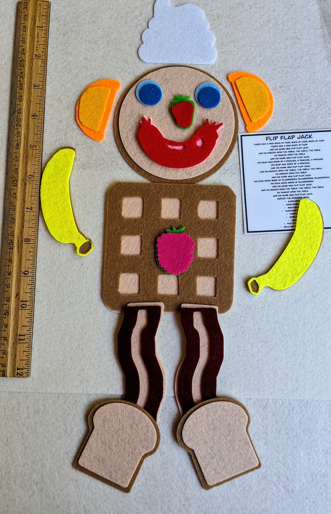 Flip Flap Jack Felt Set Story Stories Toddler Preschool High - Etsy