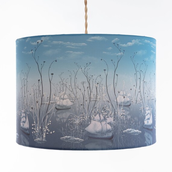 Lamp Shades Blue Lampshades Surreal Art Uk Lamp Shades Blue Lampshades Surreal, Blue Lamp Shades Uk