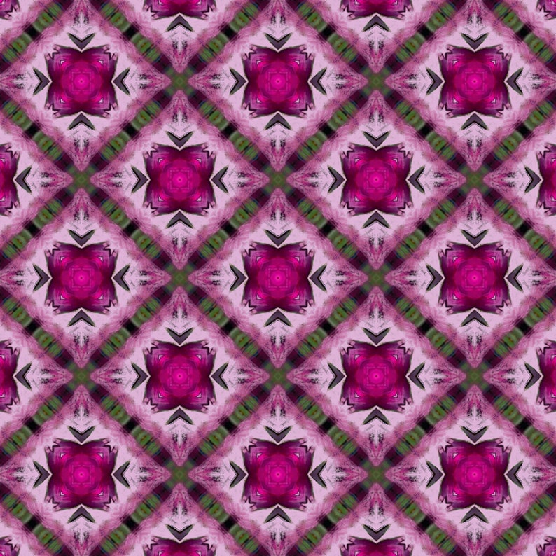 Prettiest Pink IV Fat Quarter Many Fabric Options Available Original Design Printed on Fabric 70 x 50cms