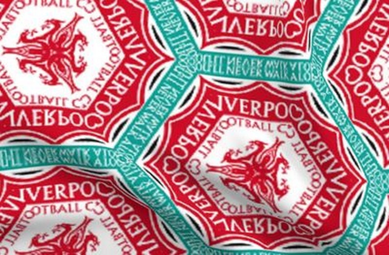 Liverpool FC I Original Design Printed on Fabric Many Fabric Options Available Etsy