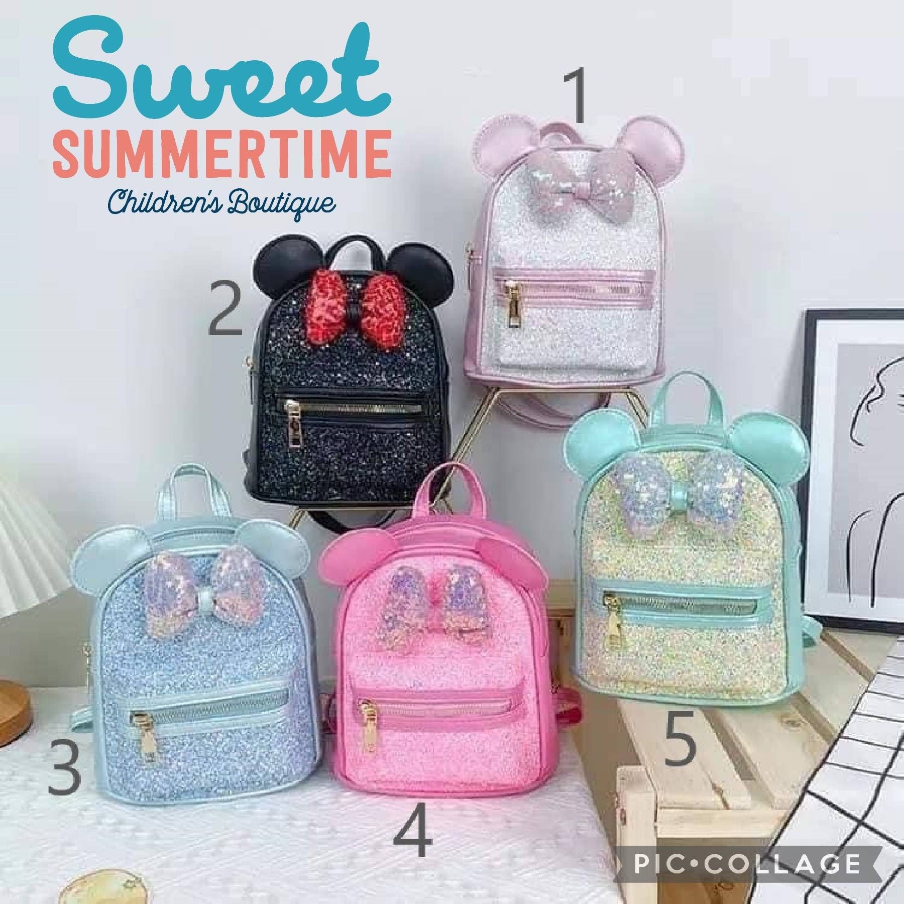 Mouse top ear backpack