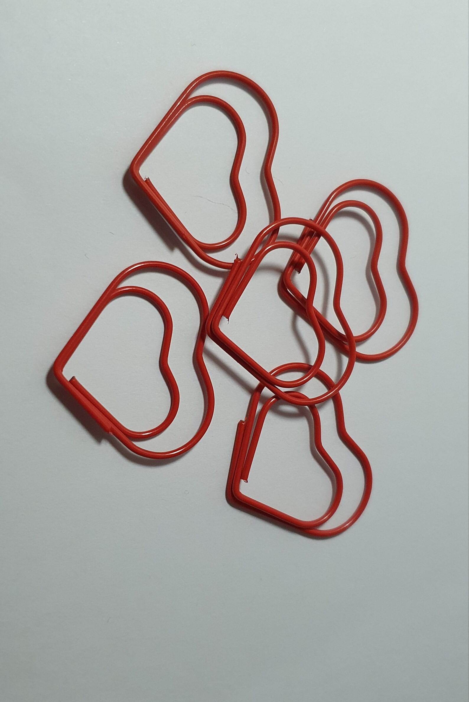 Ensemble de 5 trombones Red Heart Paper clips journal Etsy