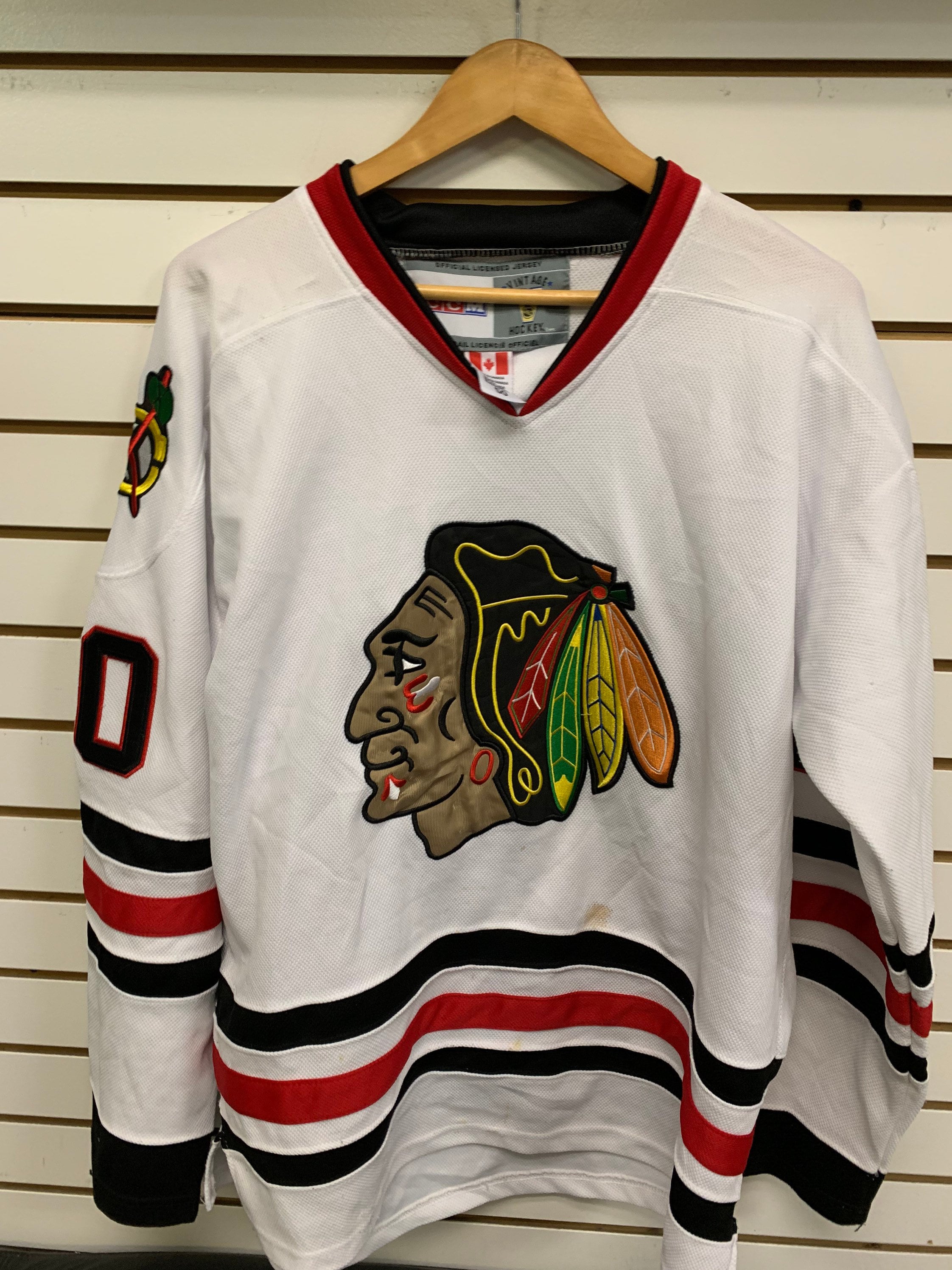 CHEVY CHASE Clark Griswold CHRISTMAS VACATION Jersey Photo CHICAGO  BLACKHAWKS