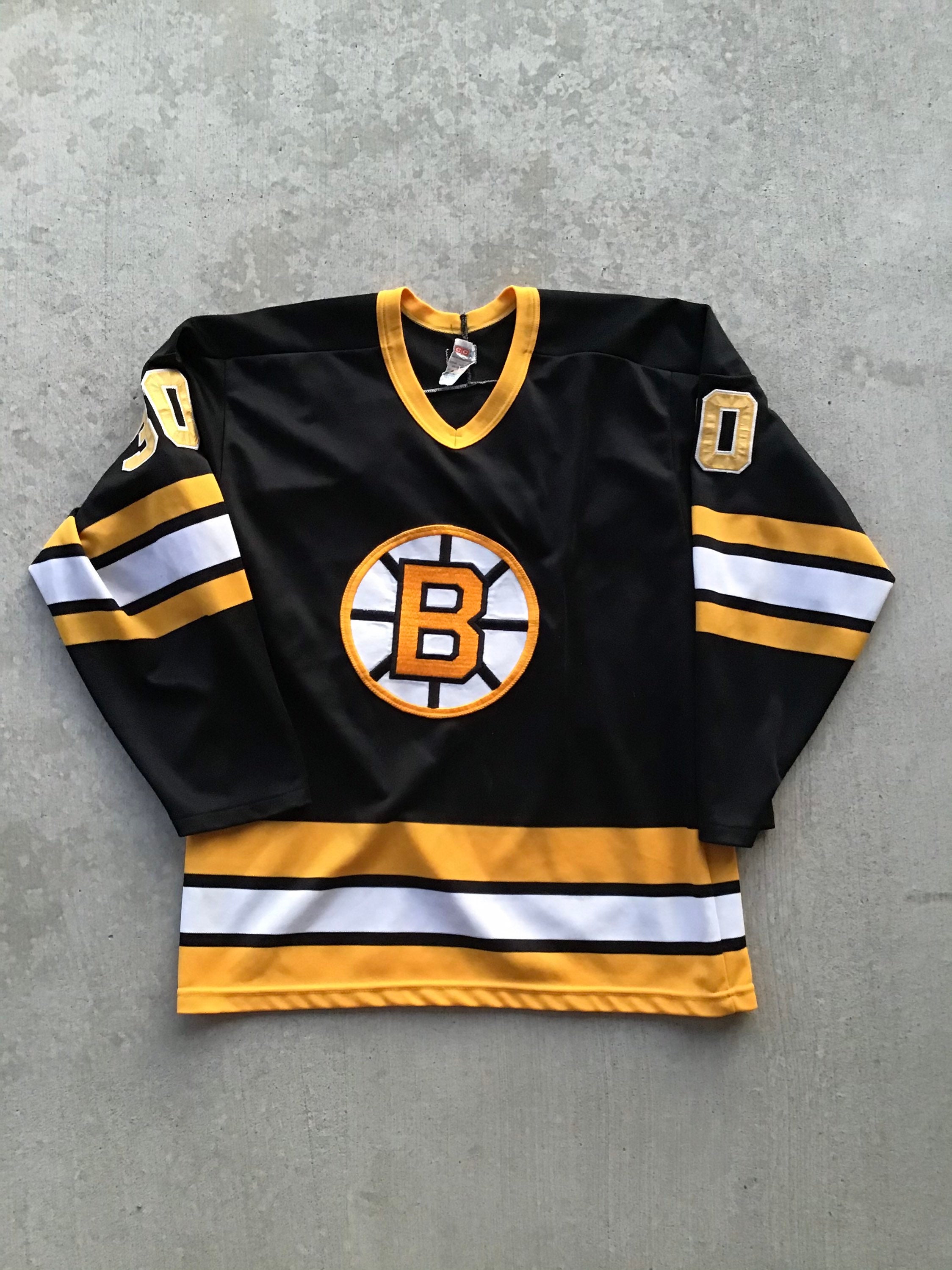 BOSTON BRUINS  1970's Home CCM Customized NHL Throwback Jersey