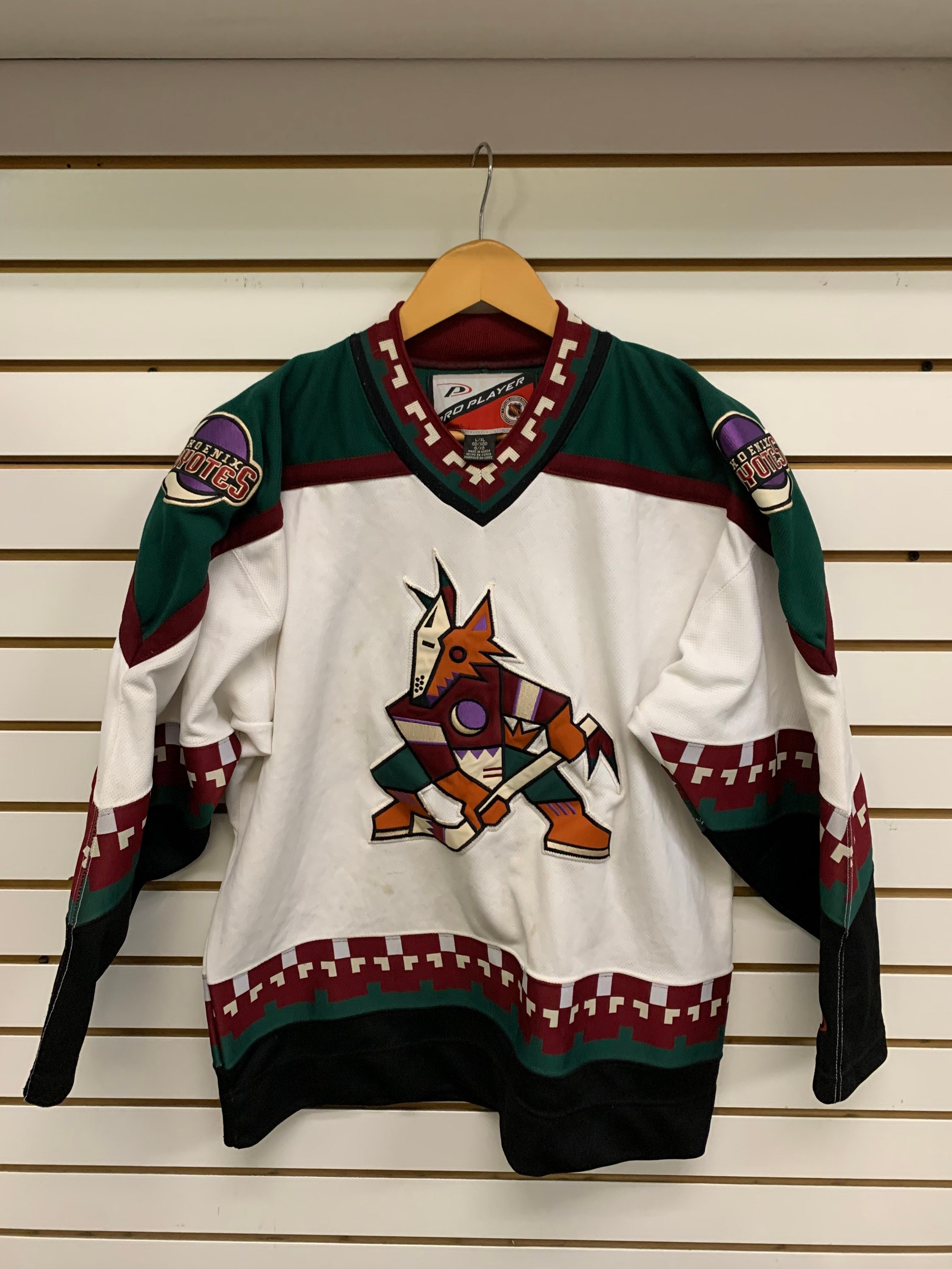 Vintage 90s NHL Starter Arizona Phoenix Coyotes Hockey Jersey Size Large