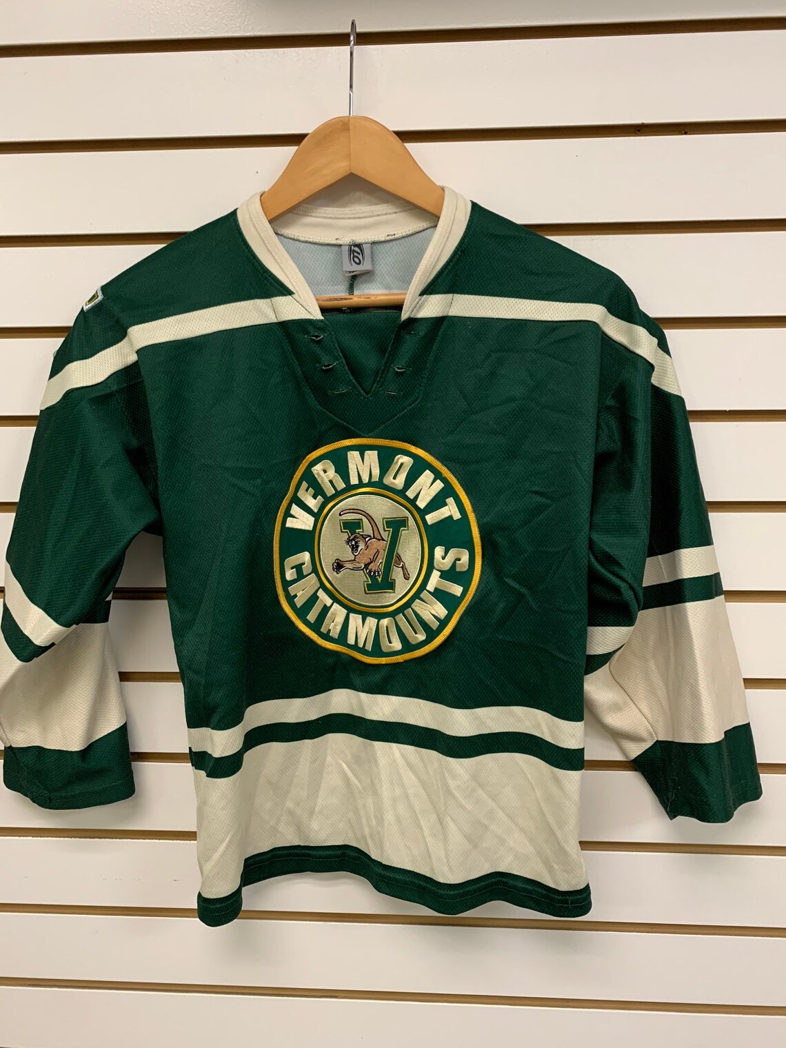 Vintage Vermont Catamounts Hockey Jersey Size Youth X Small Etsy