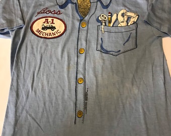 Mechanic Shirt Vintage | Etsy