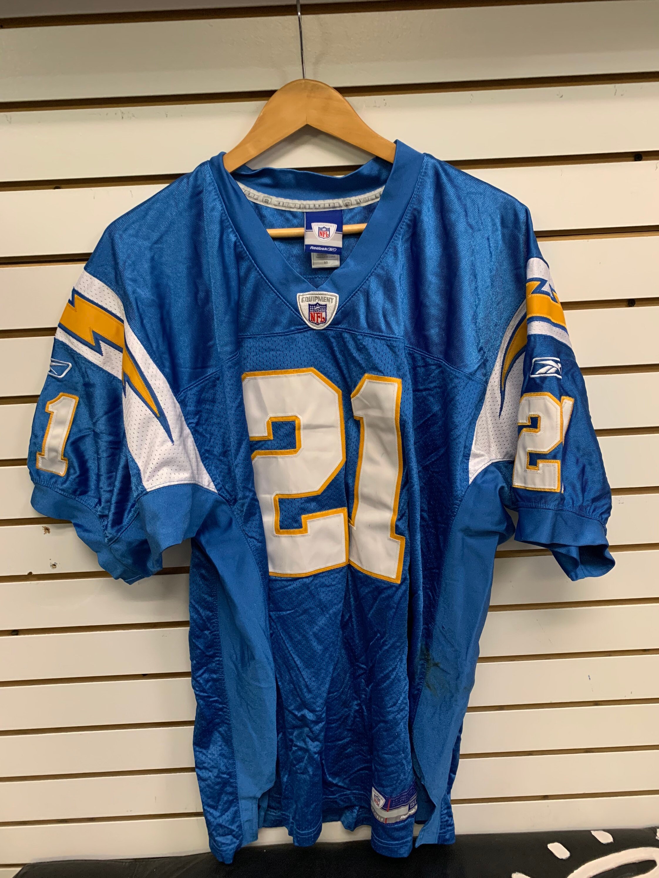 replica la chargers jersey dark blue