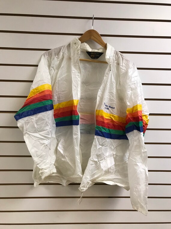 Beach Windbreaker Size Xl 1980s - Etsy