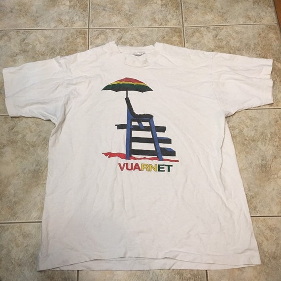 Vintage vuarnet t shirt size large 90s