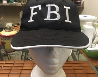 Vintage FBI Snapback Hat 1990s - Etsy