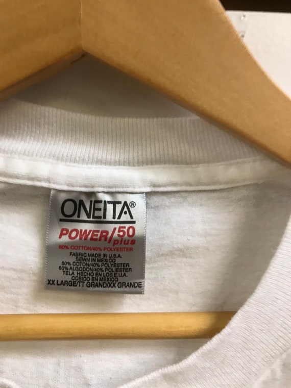 Vintage Oneita Blank T Shirt Size Xxl 