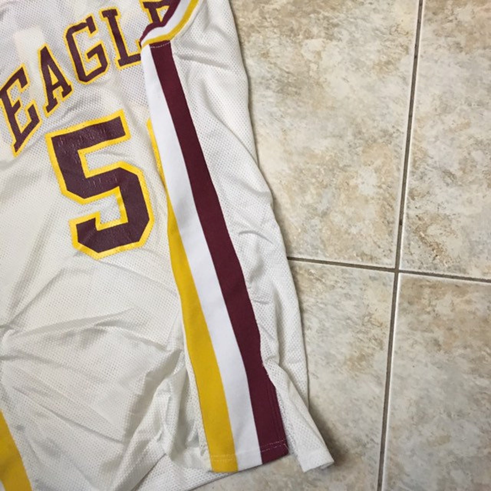 Vintage Boston College Eagles Basketball Jersey Game Worn Size Etsy