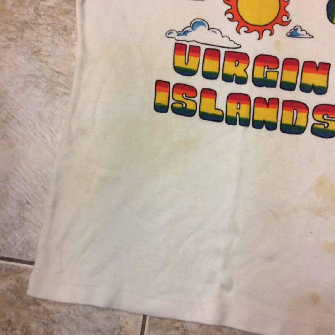 Vintage St. Thomas Virgin Islands T Shirt Size Medium Small - Etsy