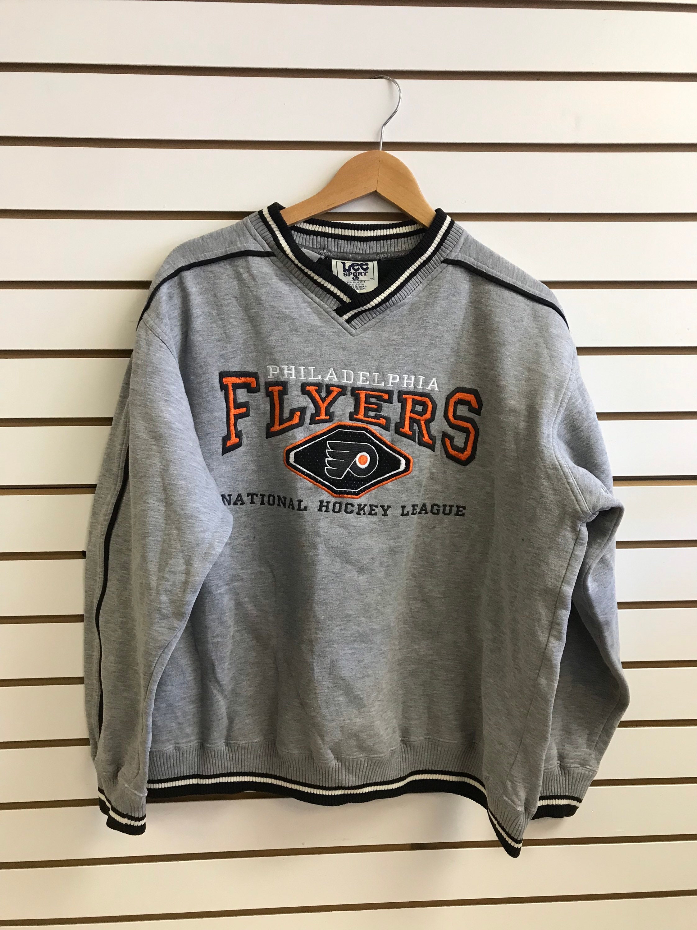 90's Philadelphia Flyers Lee NHL Crewneck Sweatshirt Size XL – Rare VNTG