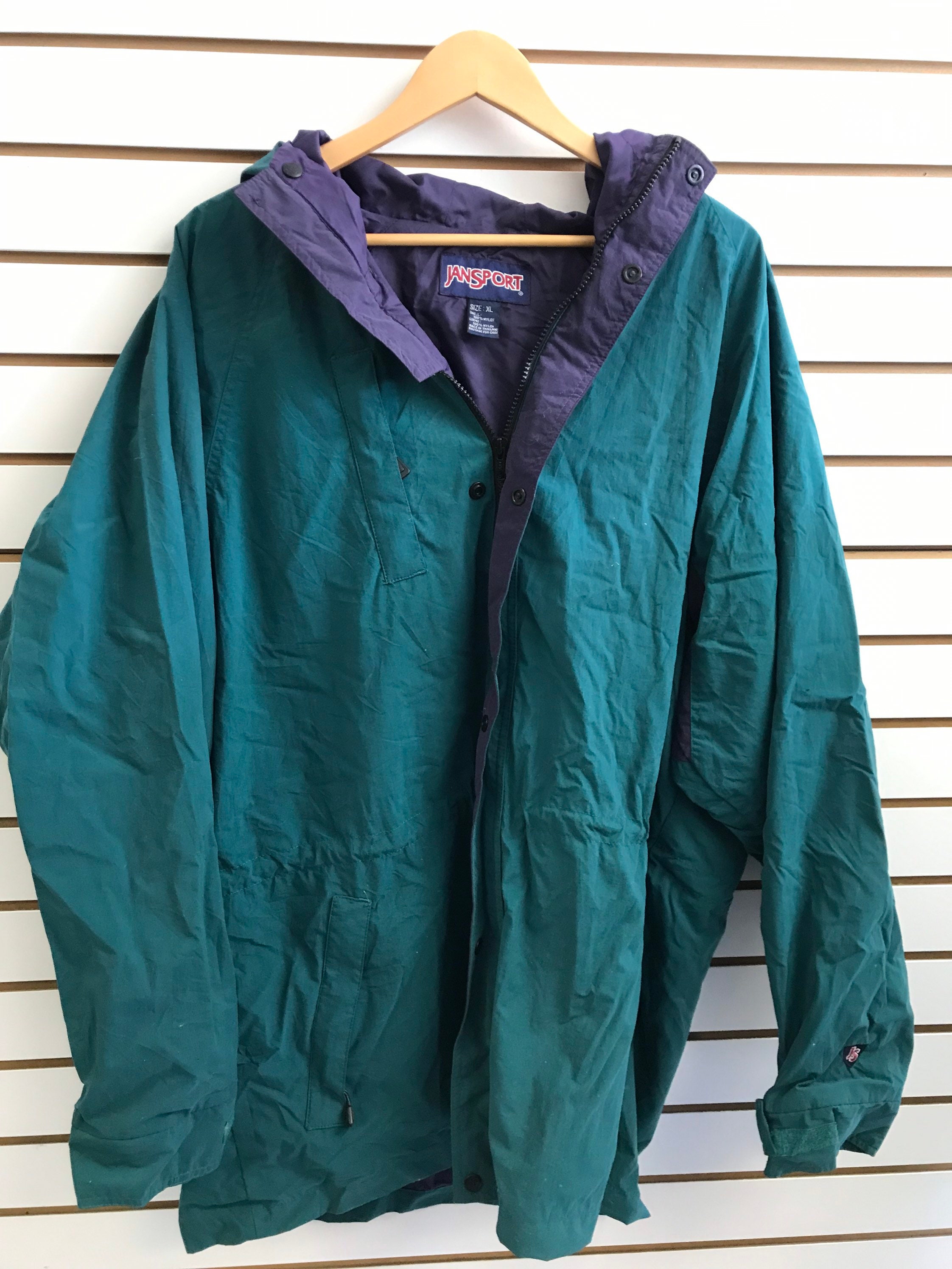 Vintage Jansport Windbreaker Size Xl 