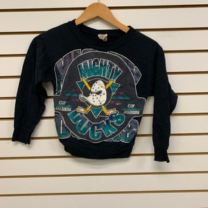 CarnivalOfTheManiac Vintage 90s Mighty Ducks Jersey T-Shirt 1990 Men Women Unisex Xs/S Boy Girl Youth L Tee Shirt