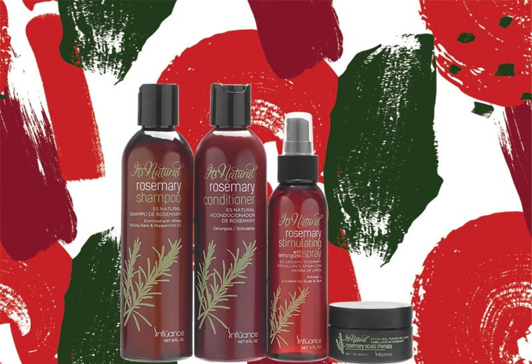 Influance Rosemary Shampoo, Conditioner, Stimulating Spray & Mint