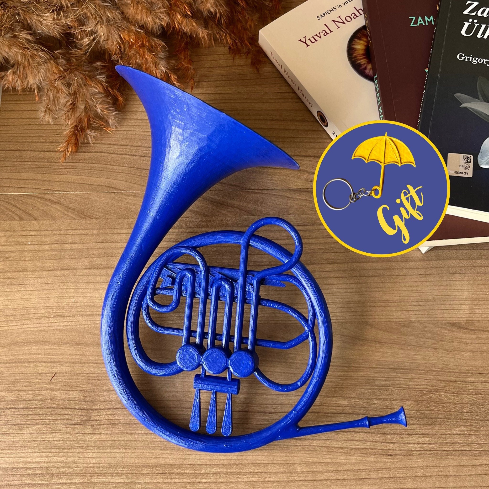 french horn wall mount