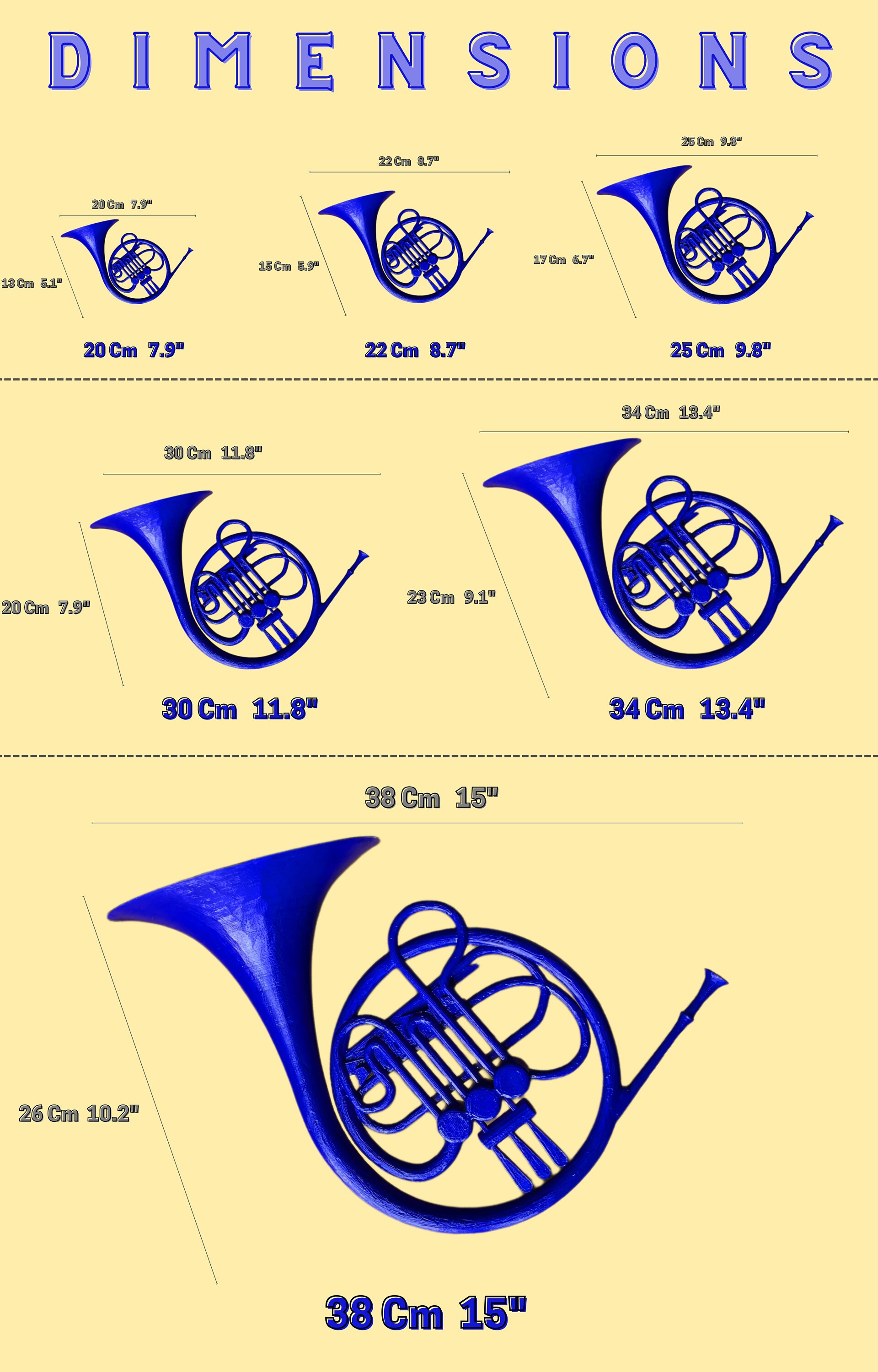 BLUE FRENCH HORN How I Met Your Mother Romantic Gift Etsy