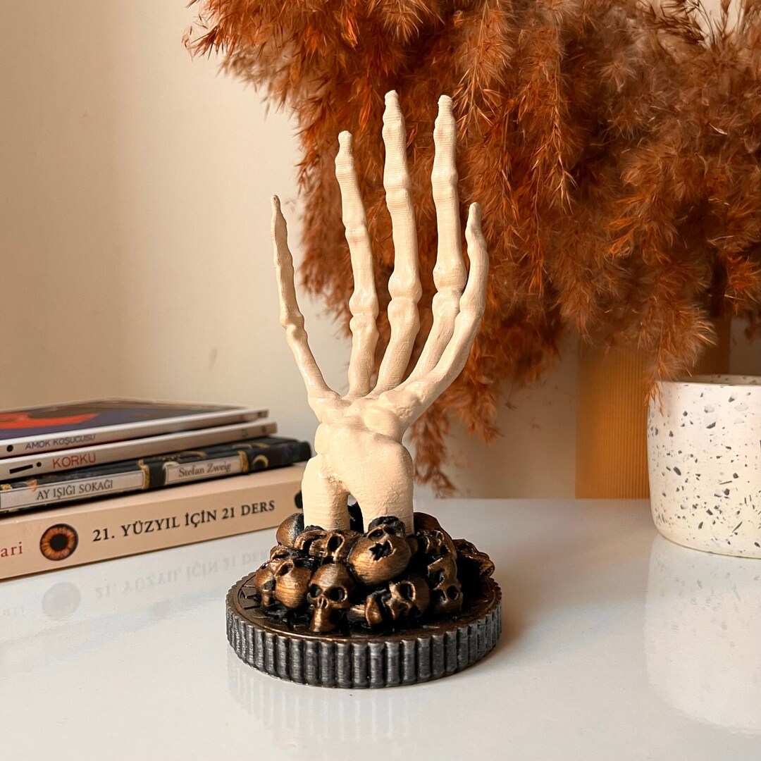 Skeleton Hand Jewelry Holder Skeleton Ring Holder Gothic Etsy