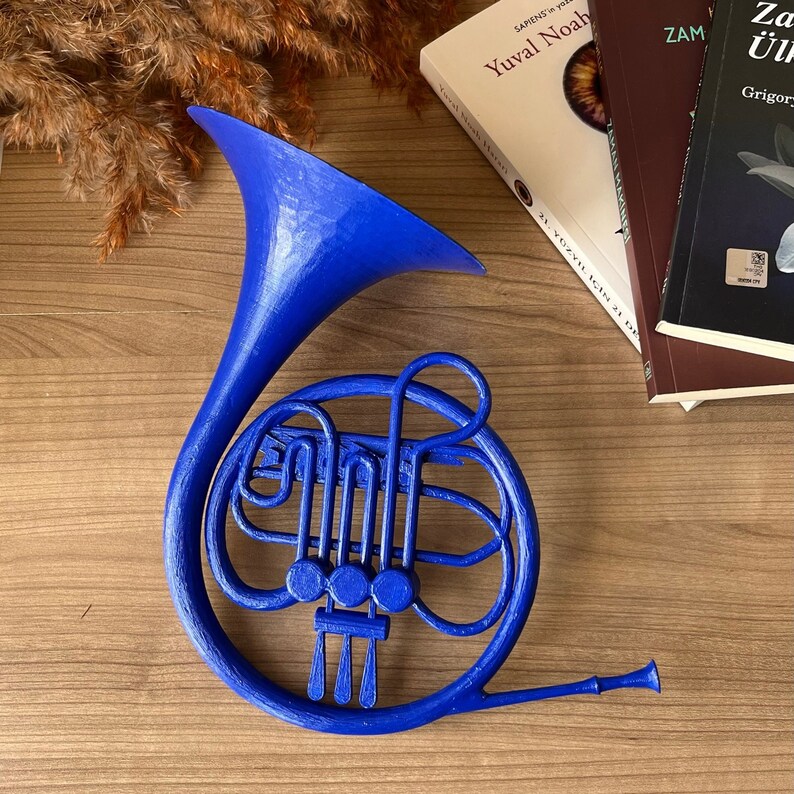 BLUE FRENCH HORN How I Met Your Mother Romantic Gift Etsy