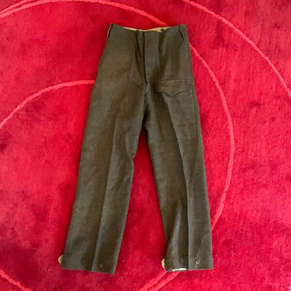 Vintage Army Issue Wool Pants 1953